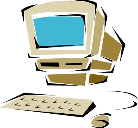 Toradh íomhá ar Computer Clip Art Simple