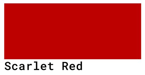 Image result for Scarlet Color