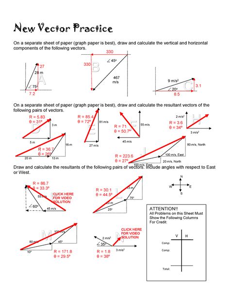 Vector Physics Practice Problems Cape に対する画像結果