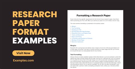 Image result for Research Paper Format Example