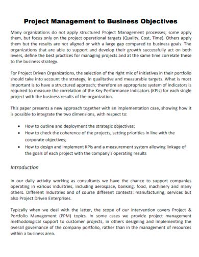 Image result for Business Plan Objectives Section Examples