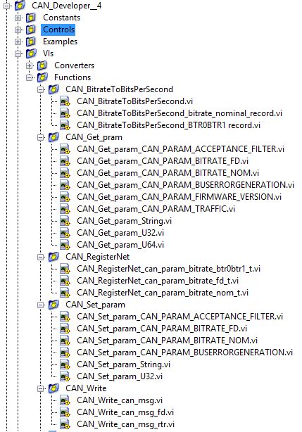 Image result for LabVIEW Pcan API