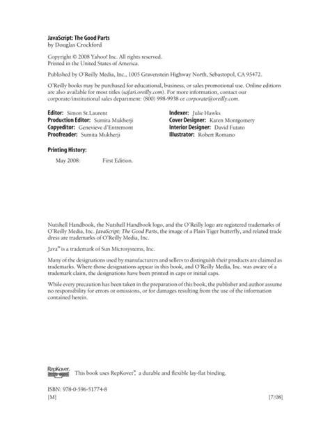 JavaScript The Good Parts Book に対する画像結果