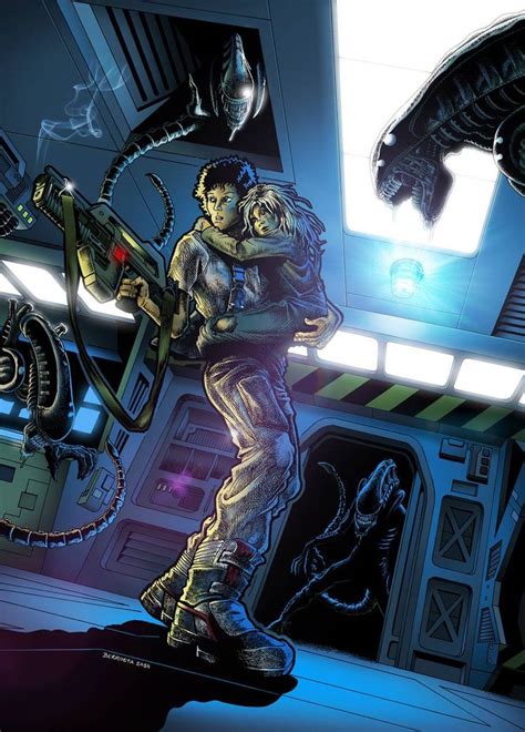 Image result for Alien Comic Book Art