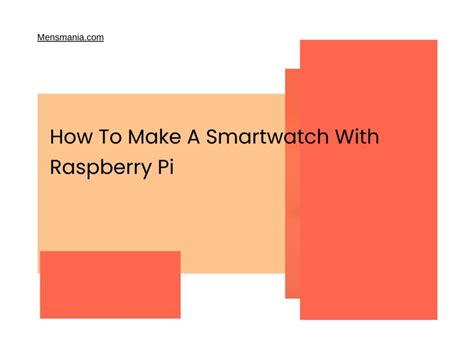Image result for Raspberry Pi Watch