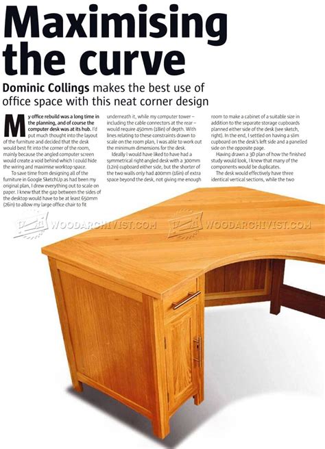 Image result for Corner Computer Desk Plans