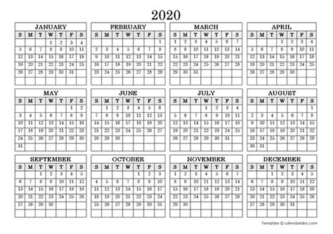 Blank Calendar 2020 に対する画像結果