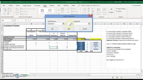 Toradh íomhá ar Excel Problem-Solver