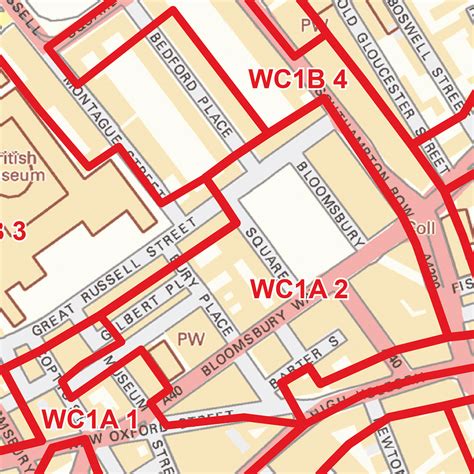 Image result for W1 Postcode London Map