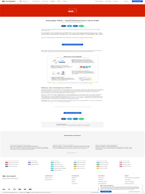PDF Sample Test File に対する画像結果