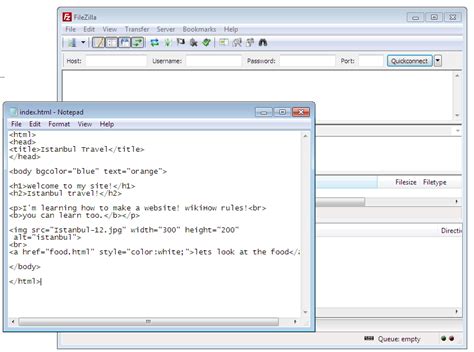 Notepad HTML Website Image に対する画像結果