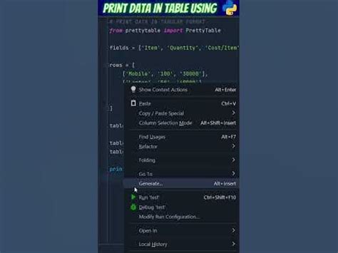 Image result for Tabular Format Python