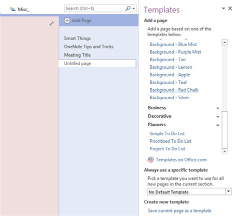 Image result for Examples of OneNote Pages