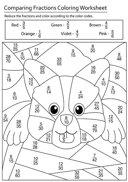 Toradh íomhá ar 3rd Grade Math Coloring