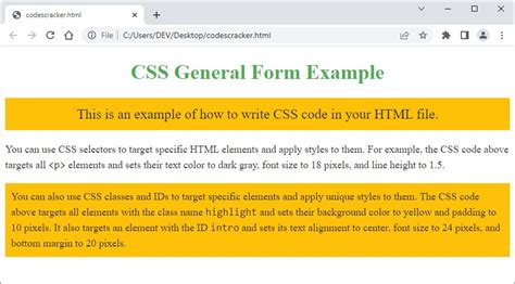 Image result for CSS Sample Code