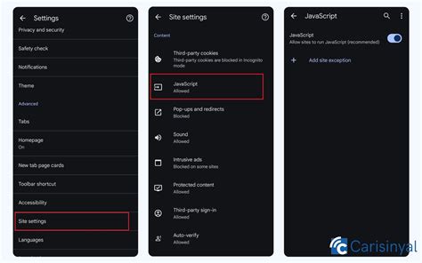 How to Enable JavaScript On Phone に対する画像結果