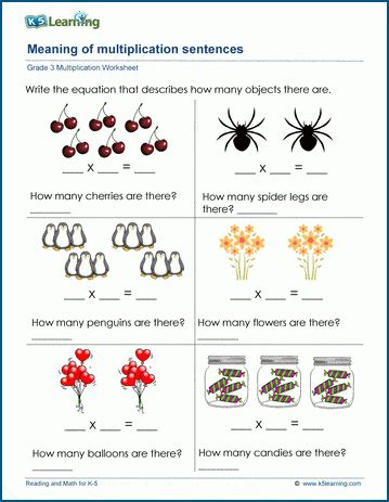 Multiplication Sentence. Example に対する画像結果