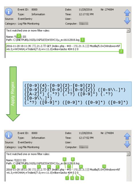 Reading Log File by File System Request に対する画像結果
