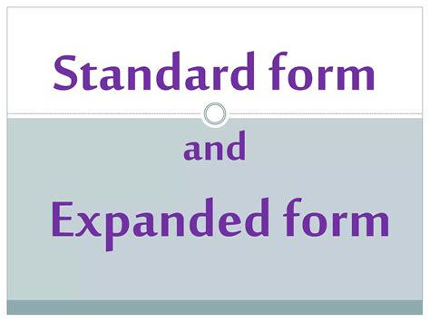 Image result for Standard Form Expanded Form Examples