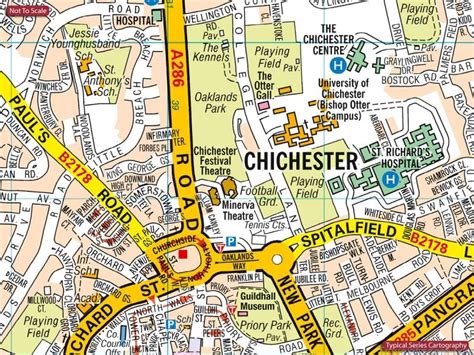 Image result for Chichester Postcode Map