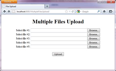 Image result for Multiple File Upload HTML