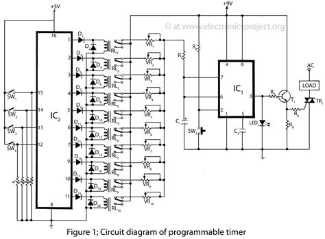 Programmable Digital Timer Circuit Diagram - Circuit Diagram