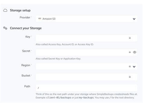 Toradh íomhá ar Simple Backups