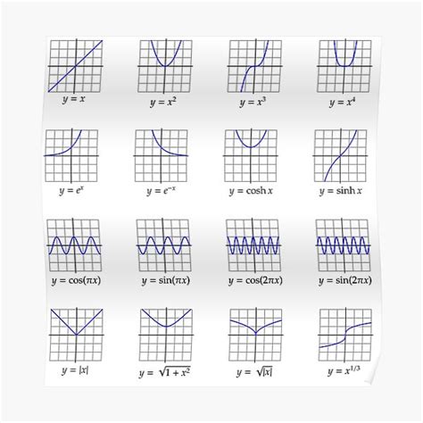 Afbeeldingsresultaten voor Basic Graphs to Know for Calculus Function Graphs