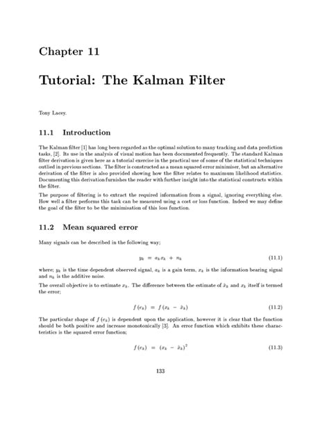 Afbeeldingsresultaten voor Kalman Filter Tutorial