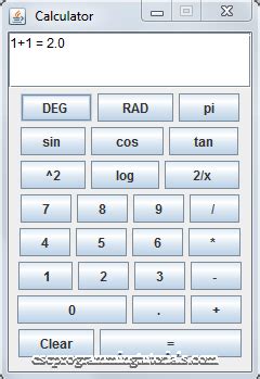 Image result for GUI Calculator Using RMI in Java