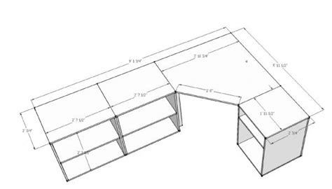 Image result for Corner Computer Desk Plans