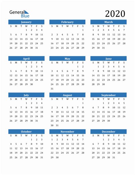 Blank Calendar 2020 に対する画像結果
