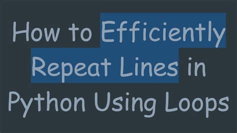 Image result for How to Repeat in Python