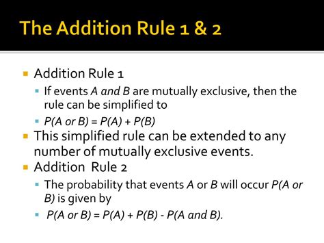Image result for Addition Rule Stats