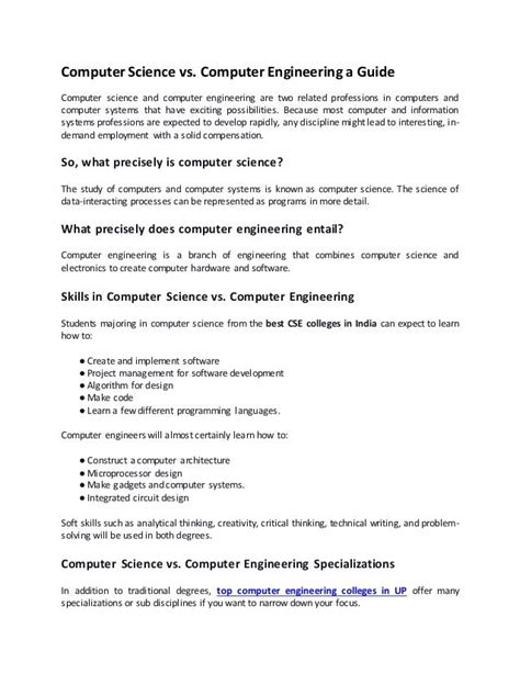 Image result for Difference Between Computer Science and Engineering