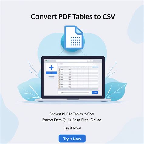Image result for PDF to CSV Conversion
