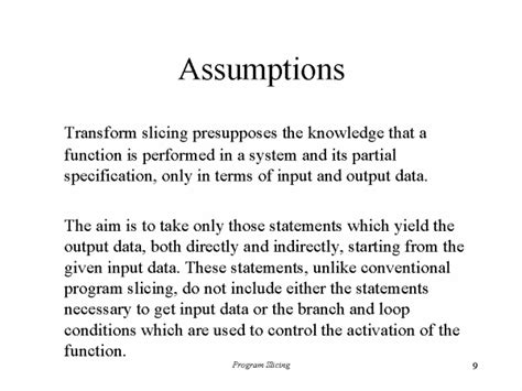 Toradh íomhá ar Prescriptive Assumption