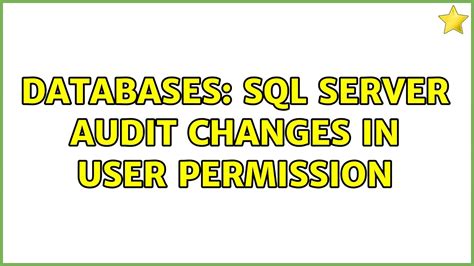 Image result for Permissions Changes SQL Server Audit