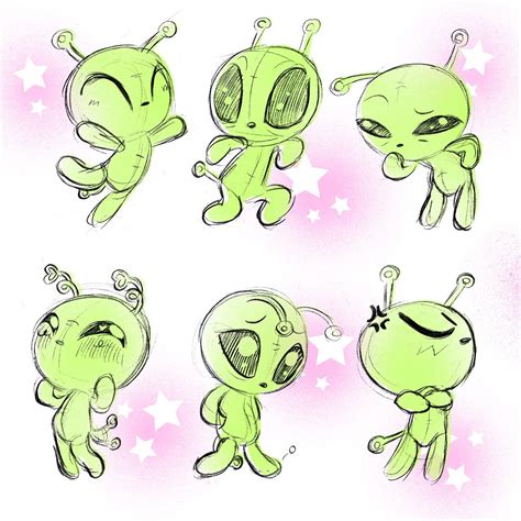 Alien Art Drawing に対する画像結果