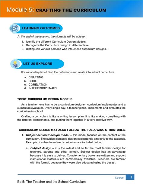 Image result for Module 5 Learning Guide