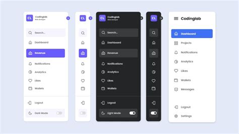 Toradh íomhá ar CSS Side Menu