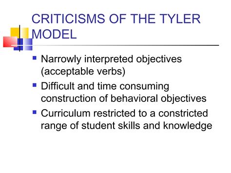 Image result for Tyler Objective Model