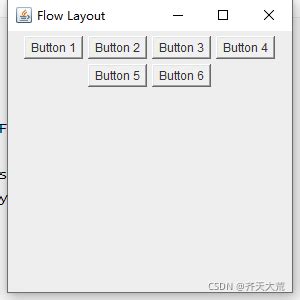 Image result for BorderLayout vs FlowLayout