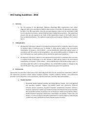 Afbeeldingsresultaten voor HCC Coding Guidelines Sample PDF