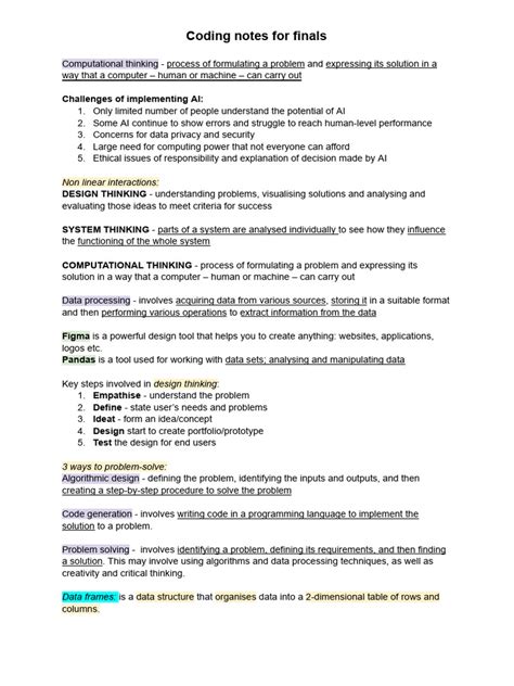 Image result for Coding Notes Layout