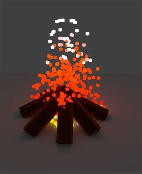 Image result for Low Poly Fire