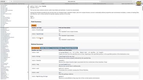 Image result for Java Documentation Example