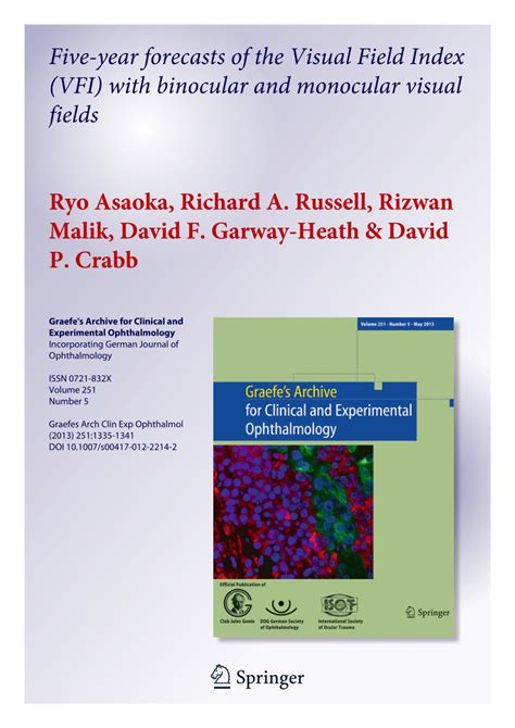 Image result for VFI Visual Field