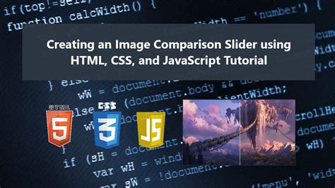 Image Comparison Slider Using JavaScript に対する画像結果