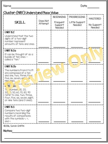 Image result for First Grade Math Rubric